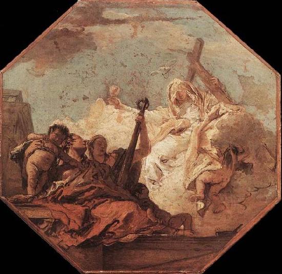Giovanni Battista Tiepolo The Theological Virtues oil painting image